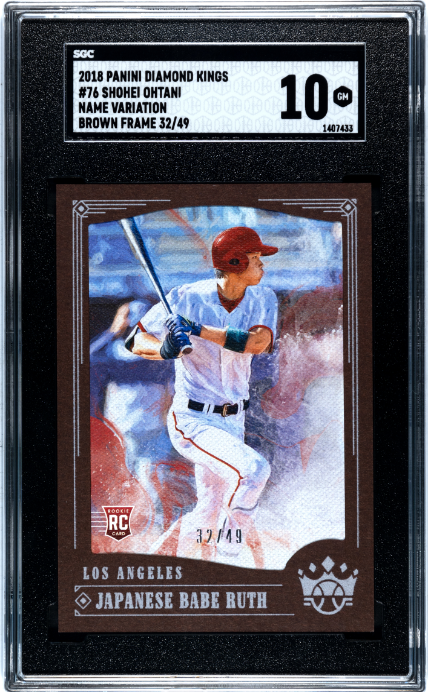 2018 PANINI DIAMOND KINGS OHTANI SHOHEI 大谷翔平 ルーキーカード 0