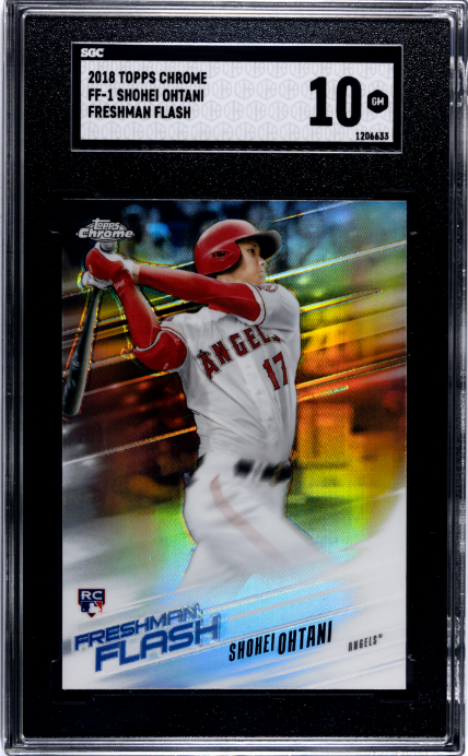 2018 Topps Chrome Shohei Ohtani Freshman Flash #FF-1 SGC 10