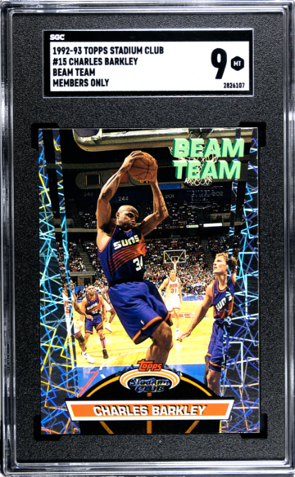 Slabby Slabs's 1992 Topps Stadium Club Charles Barkley Beam Team