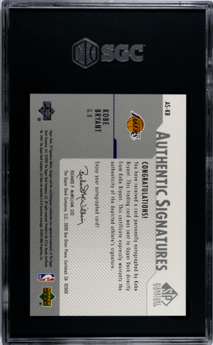 AC Authentics's 2003 Upper Deck SP Signature Edition Kobe Bryant