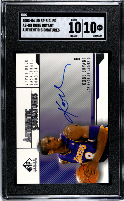 AC Authentics's 2003 Upper Deck SP Signature Edition Kobe Bryant